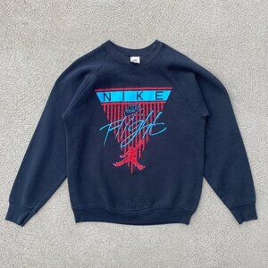 Vintage 90s bootleg Nike Air Flight sweatshirt